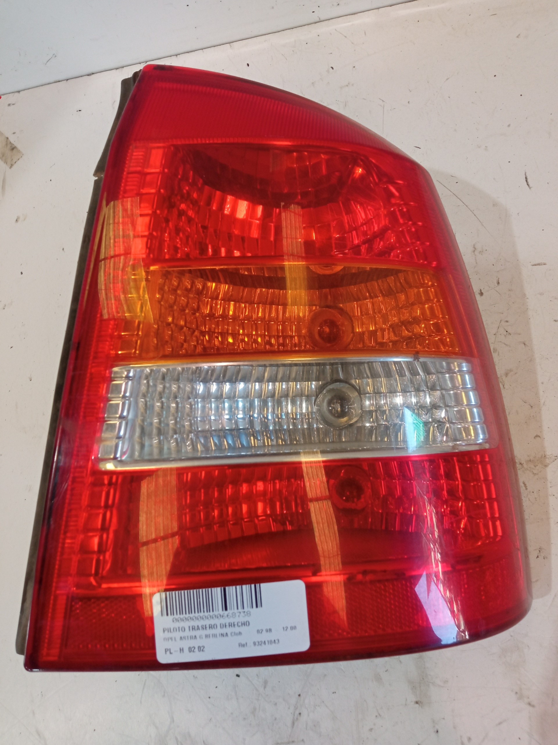 OPEL Astra H (2004-2014) Rear Right Taillight Lamp 93241043, 6PINES 25211101