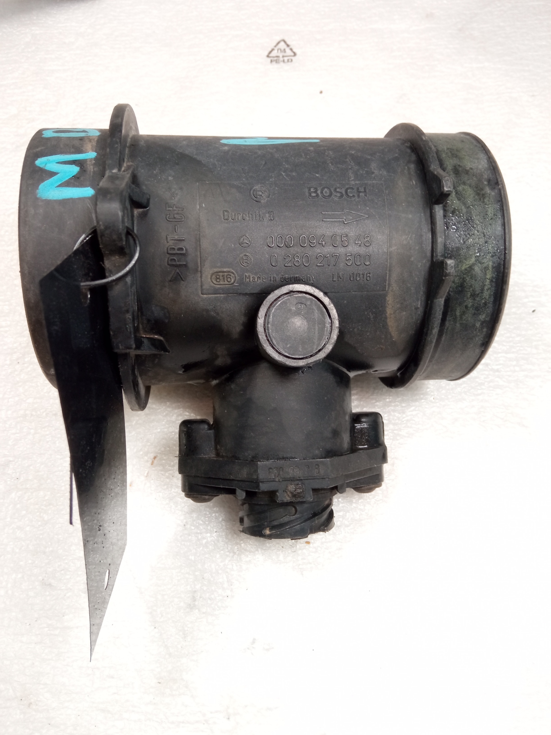 Medidor de preção de agua M112911 0000940548 de Mercedes-benz Clase e (w210) 1999-2002 - pieza usada