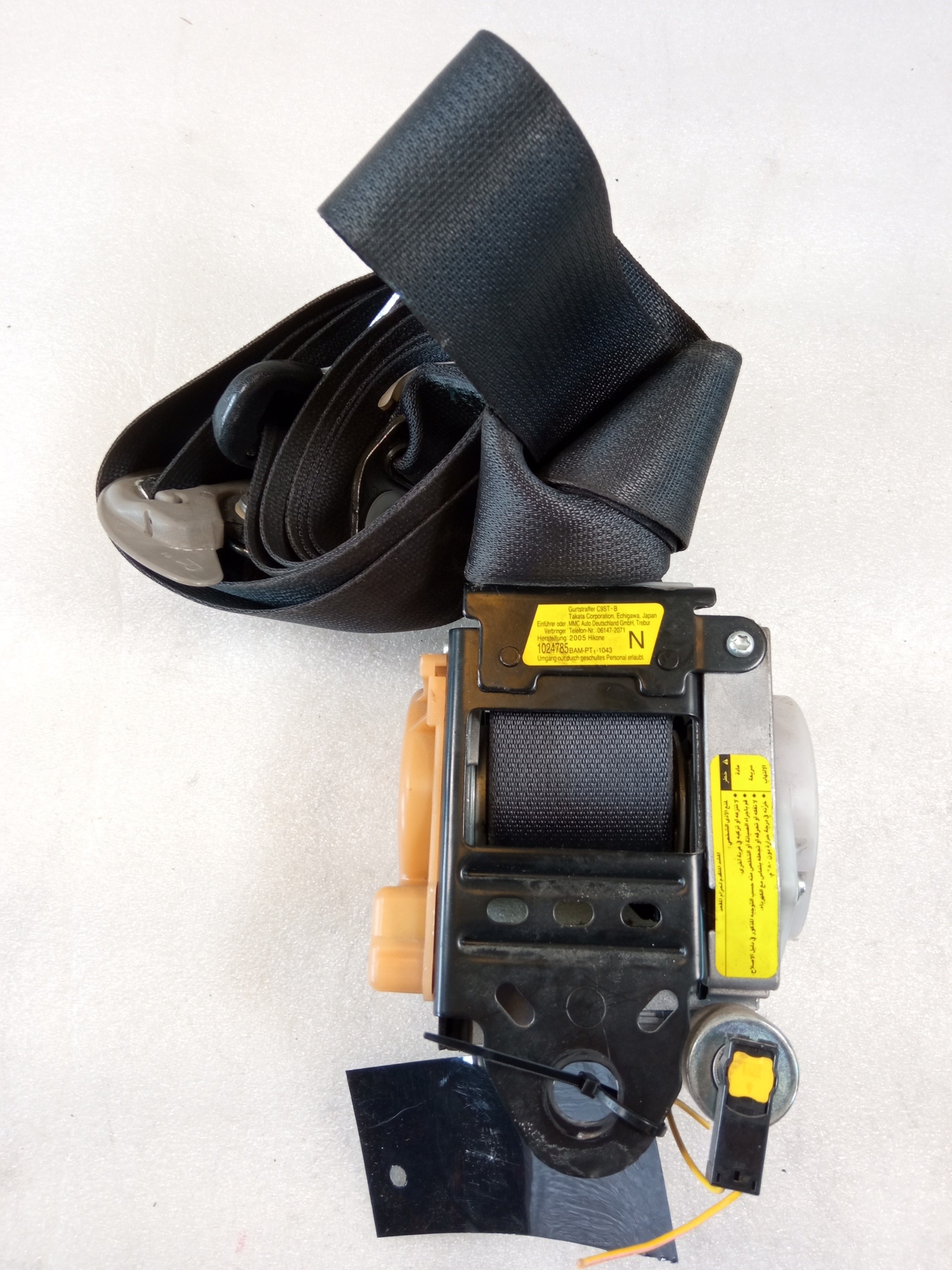 MITSUBISHI Grandis 1 generation (2003-2011) Front Right Seatbelt C9094HRS 24854880