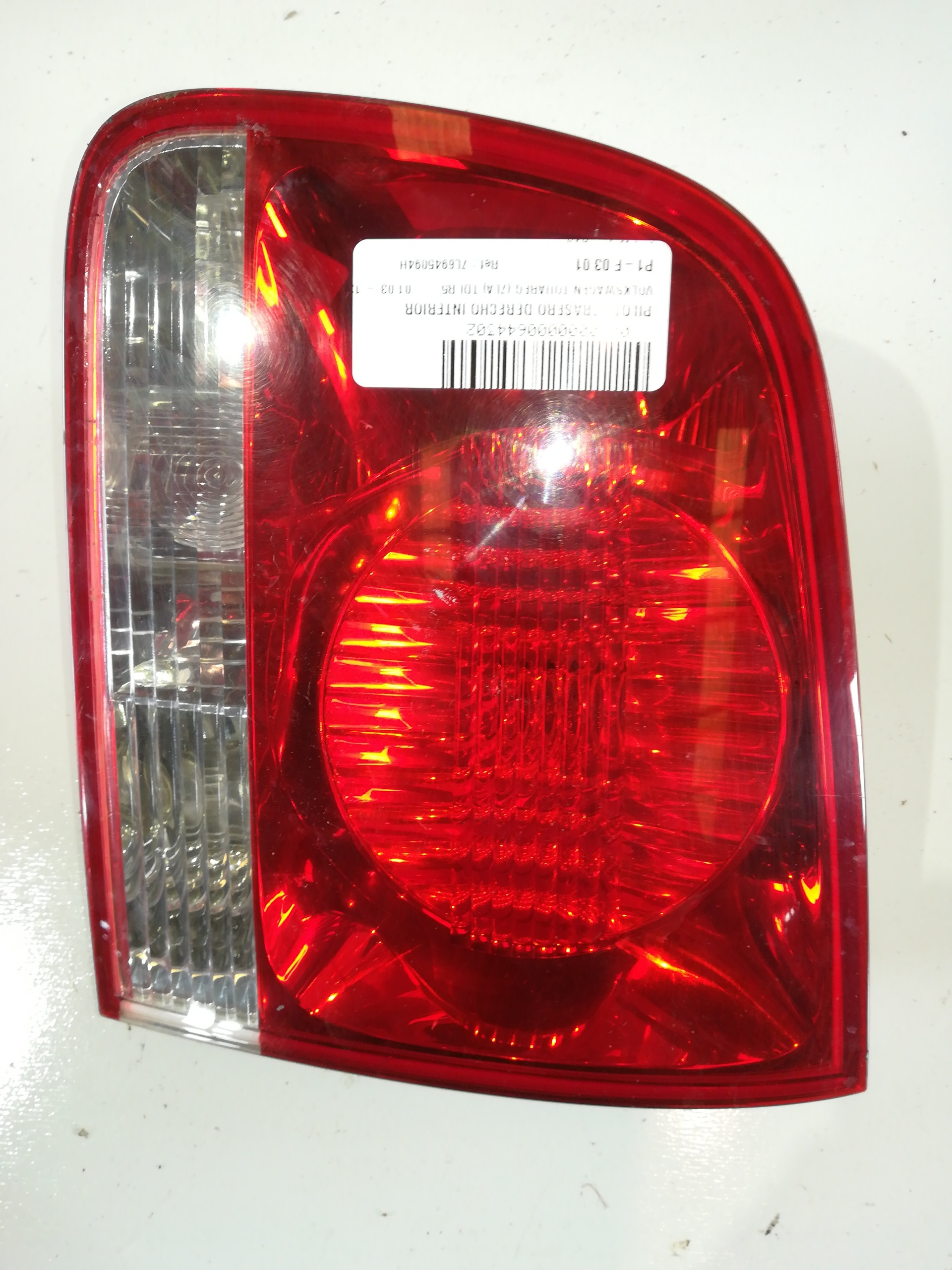 VOLKSWAGEN Touareg 1 generation (2002-2010) Rear Right Taillight Lamp 7L6945094H, 4PINES 24875908