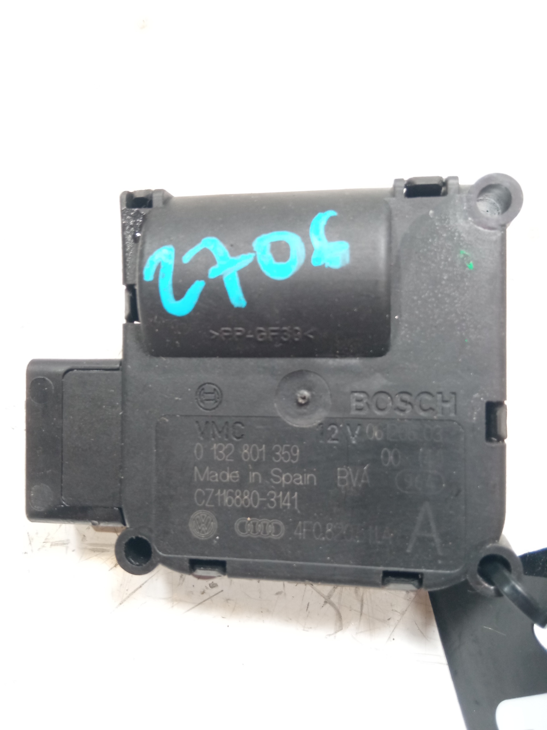 AUDI A6 C6/4F (2004-2011) Air Conditioner Air Flow Valve Motor 4F0820511A, 5PINES 24959048