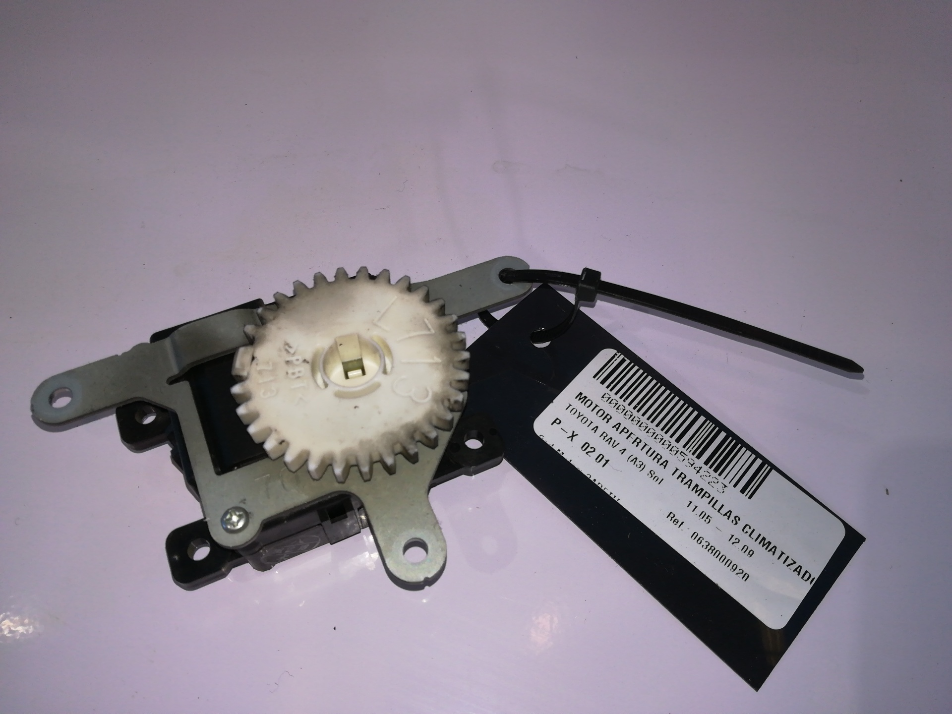 TOYOTA RAV4 2 generation (XA20) (2000-2006) Aircondition luftstrømsventilmotor 0638000920 25178444