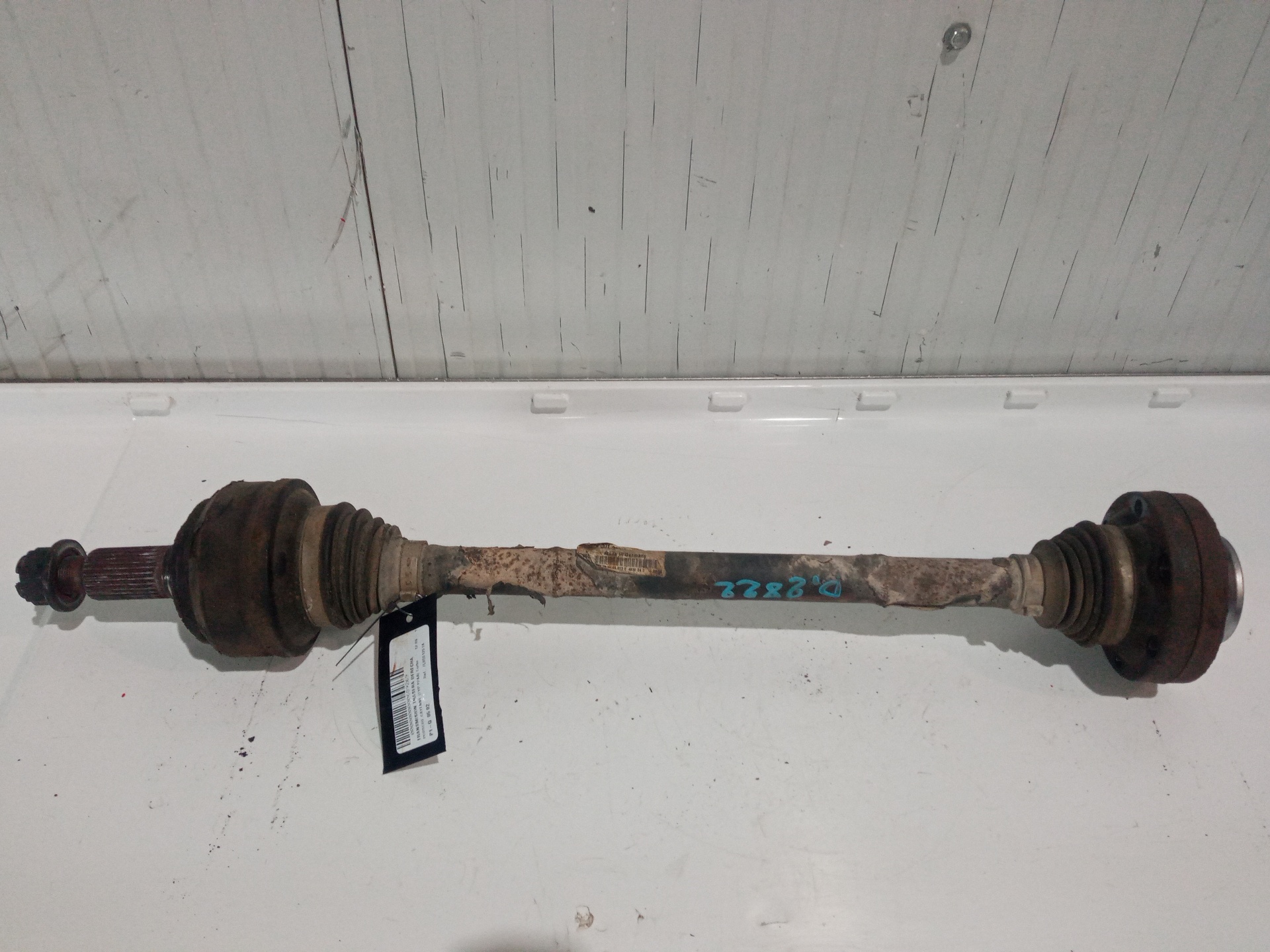 PORSCHE Cayenne 958 (2010-2018) Arbre de transmission arrière droit 7L0501201A 24858275