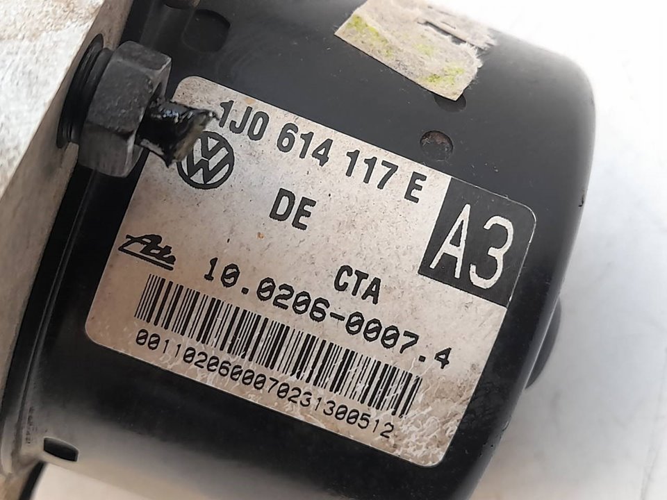 VOLKSWAGEN Bora 1 generation (1998-2005) ABS Pump 1J0614117E 22526112