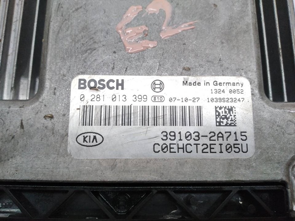 Centralina do motor D4FBU 0281013399 de Kia Cee'd sw (ed) 2007-2012 116 CV con 161513 km - pieza usada
