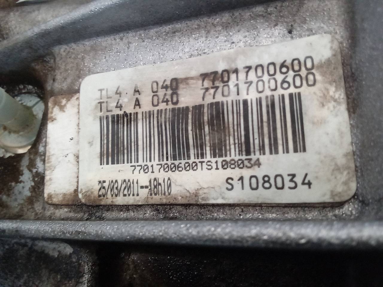 RENAULT Megane 3 generation (2008-2020) Коробка передач TL4A040 19381663