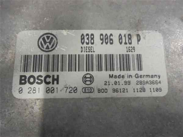 VOLKSWAGEN Golf 3 generation (1991-1998) Engine Control Unit ECU 281001720 24477984