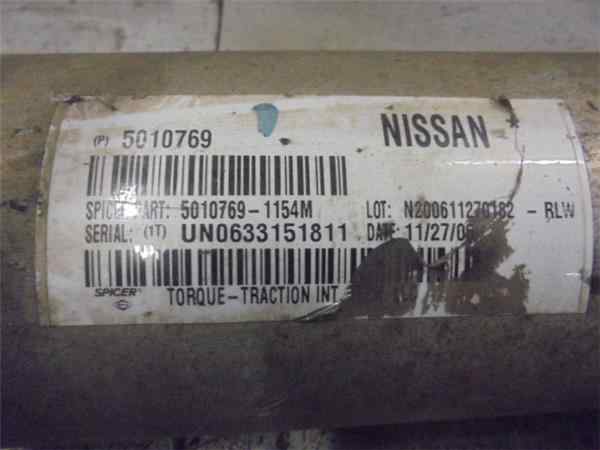 NISSAN NP300 1 generation (2008-2015) Gearbox Short Propshaft 24555033