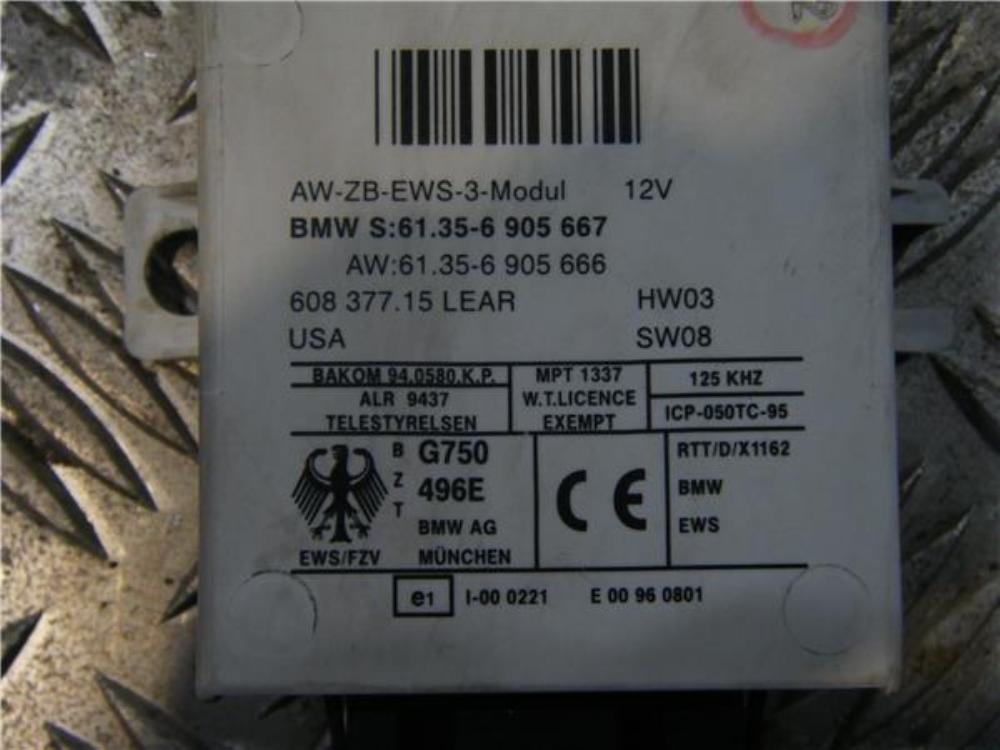 AUDI A6 C6/4F (2004-2011) Ajonestolaitteen ohjausyksikkö 61356905667 25920039