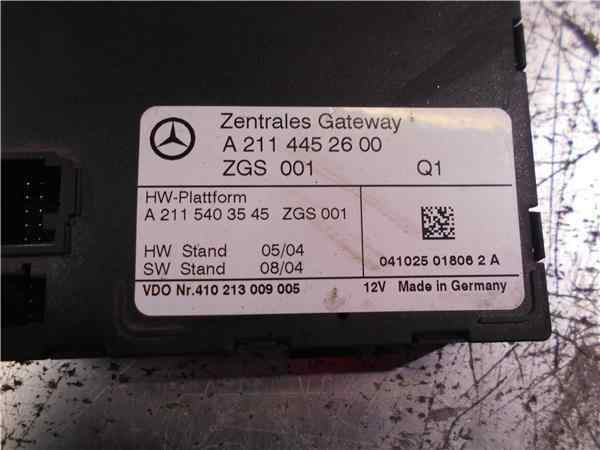 MERCEDES-BENZ E-Class W210/S210 (1995-2002) Other Control Units A2114452600 24541482