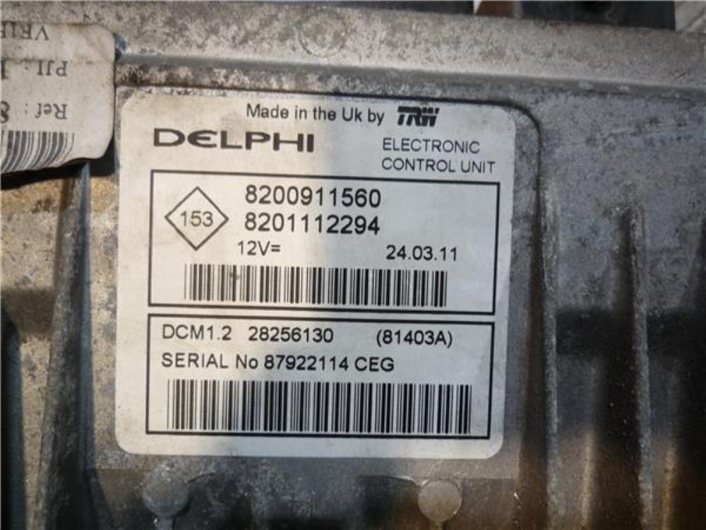 RENAULT Kangoo 2 generation (2007-2021) Engine Control Unit ECU 8201112294 24487918