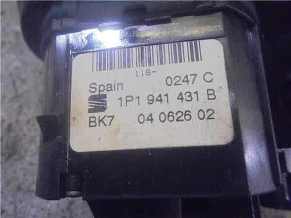 SEAT Leon 1 generation (1999-2005) Headlight Switch Control Unit 1P1941431B 25892778