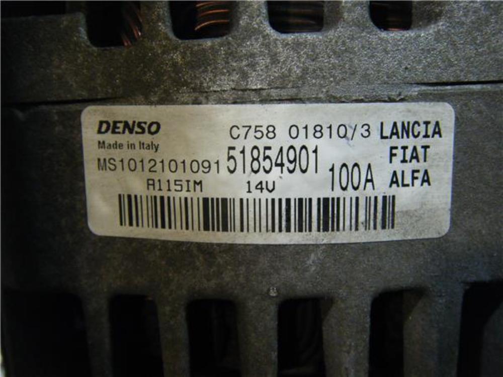 CHEVROLET Alternator 51854901 25920173