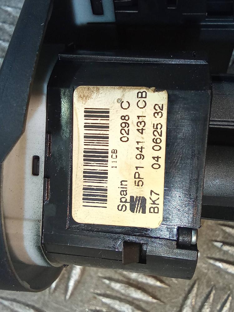 SEAT Altea 1 generation (2004-2013) Headlight Switch Control Unit 04062532, 5P1941431CB 24512137