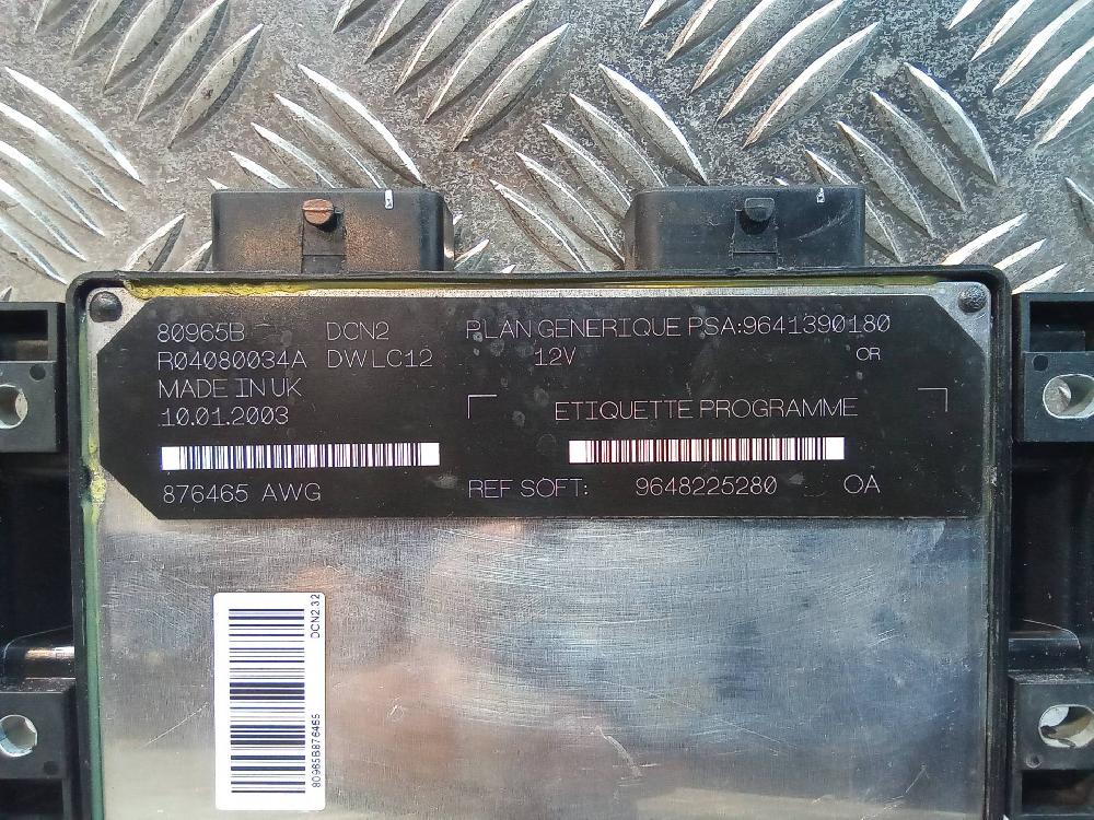 RENAULT Clio 1 generation (1990-1998) Engine Control Unit ECU R04080034A,9641390180 24552812