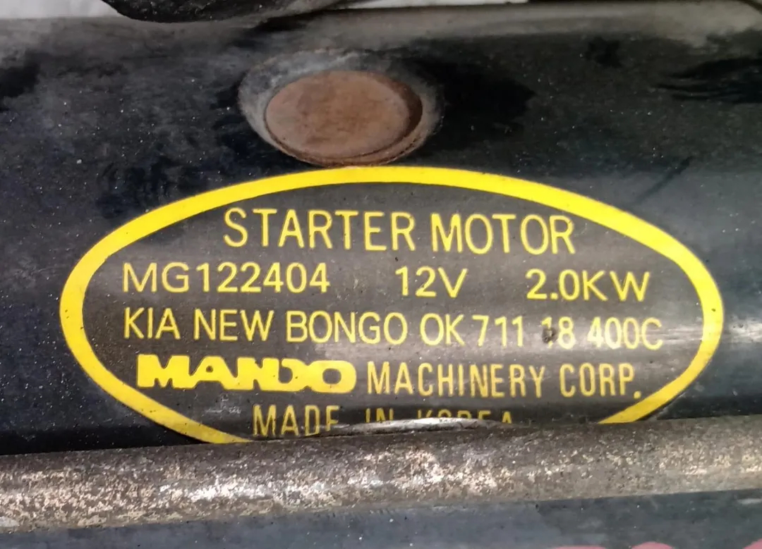 Motor arranque de Kia Sportage 1a serie (01/97>11/00<) 1997-2000 - pieza usada
