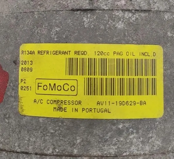 Compresseur clim T1DA 2025775 de Ford Focus iii turnier 2010-2015 con 159000 km - pieza usada