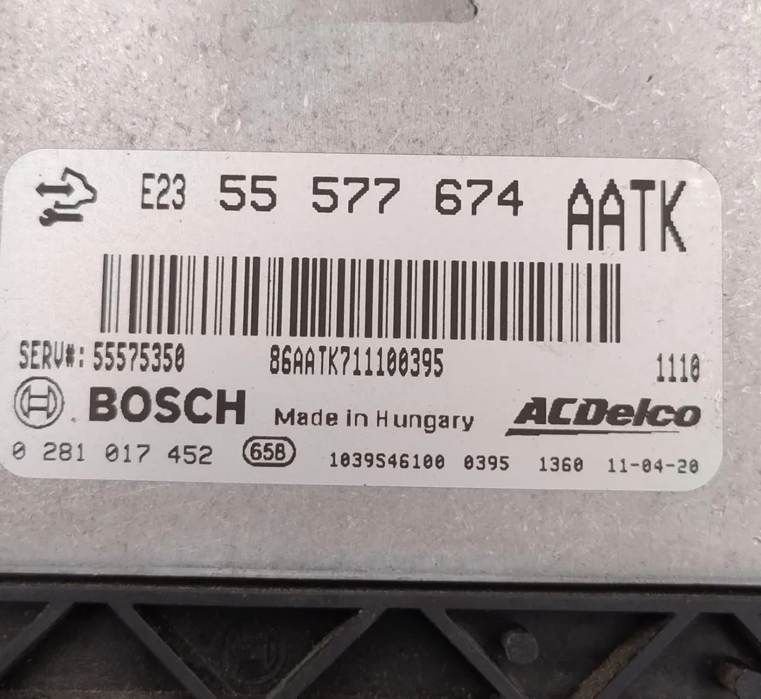 Centralita A20DTH de Opel Astra j sports tourer (p10) 2010-2015 - pieza usada