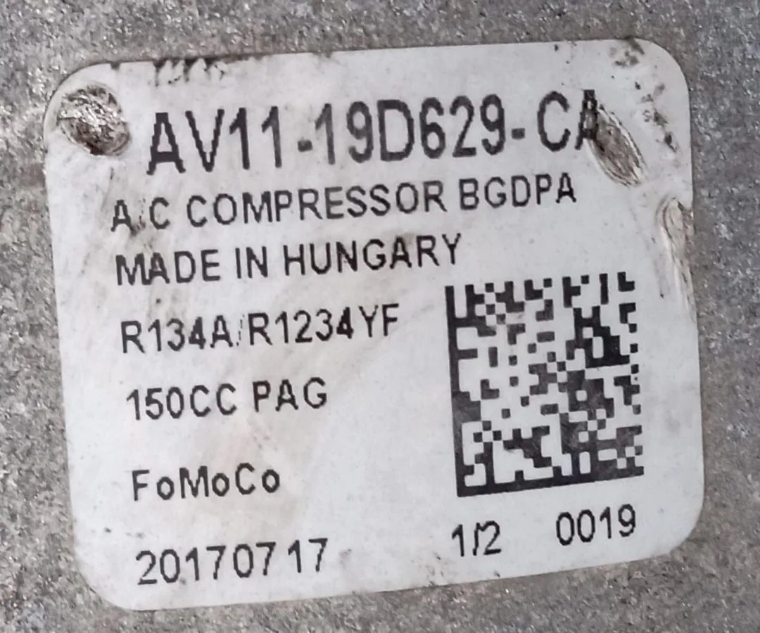 Compresseur clim RTJE 2025775 de Ford B-max (jk) 2012-0 - pieza usada