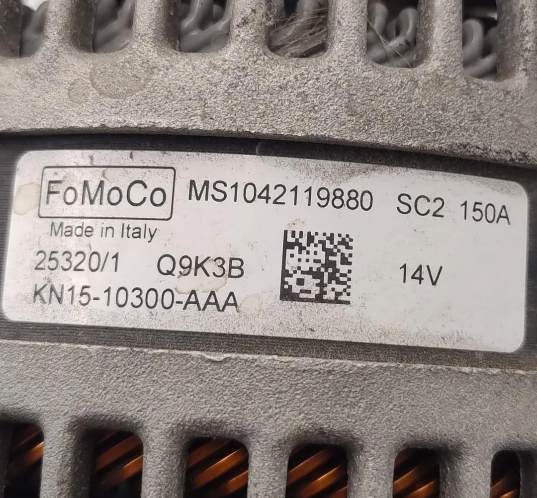 Alternador FSJA de Ford Fiesta vii (hj, hf) 2017-0 con 46000 km - pieza usada