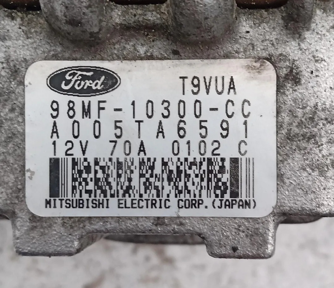Alternador 1071418 de Ford Fiesta iv (ja_, jb_) 1995-2002 - pieza usada
