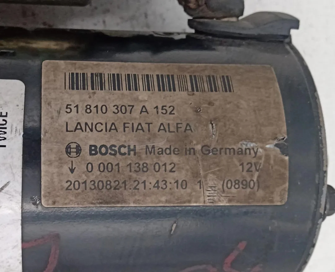 Motor arranque 199B4000 51916170 de Fiat 500l (73) (07/12>06/18<) 2012-2018 - pieza usada