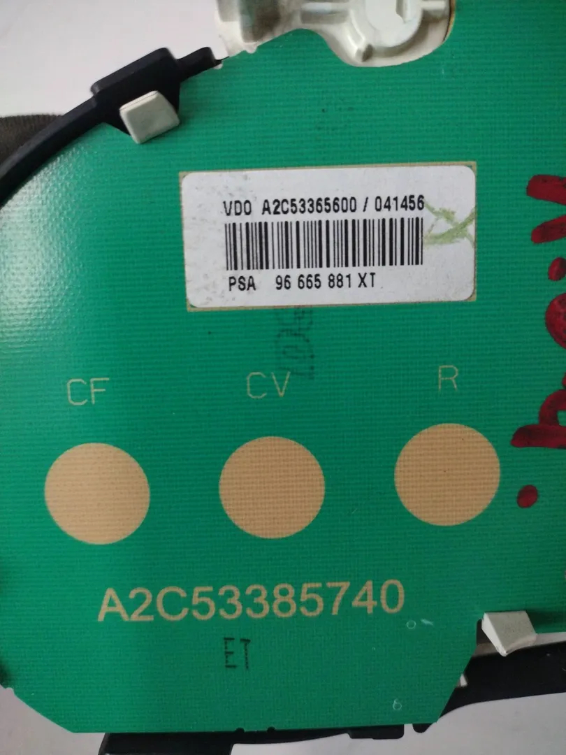 Odomètre KFT de Citroen C3 ii (sc_) 2009-2016 - pieza usada