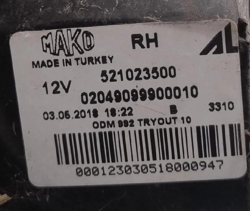 Farolim stop da mala direito 312B1000 52102350 de Fiat Panda (4q) (05/16>03/22<) 2016-2019 con 232000 km - pieza usada