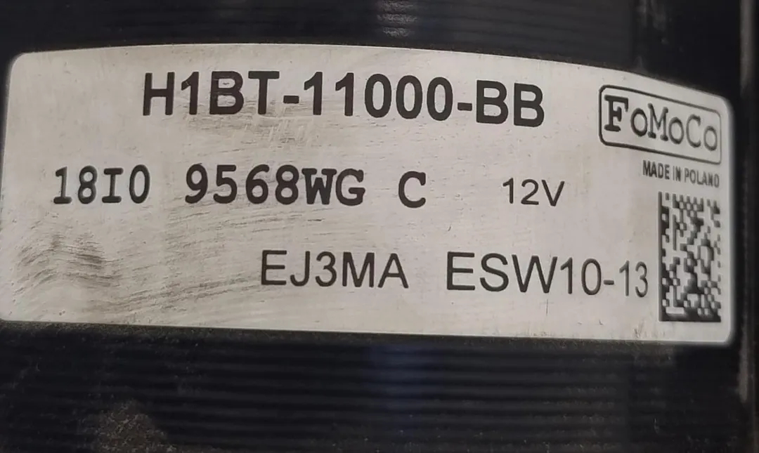 Motor arranque FSJA de Ford Fiesta vii (hj, hf) 2017-0 con 46000 km - pieza usada