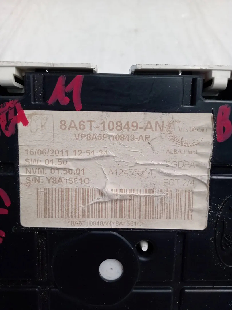 Odomètre de Ford Fiesta vi (cb1, ccn) 2008-2000 - pieza usada