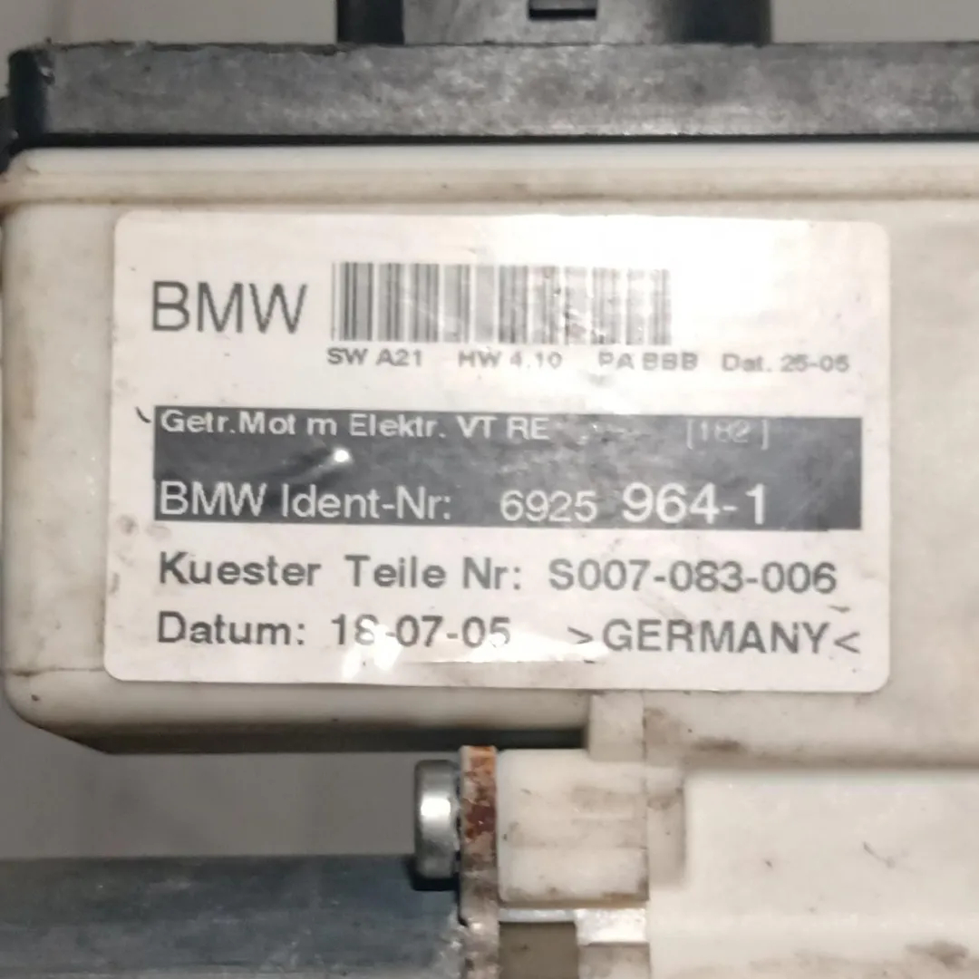 Elevalunas delantero derecho 204D4 51333448250 de Bmw X3 (e83) 2004-2007 - pieza usada