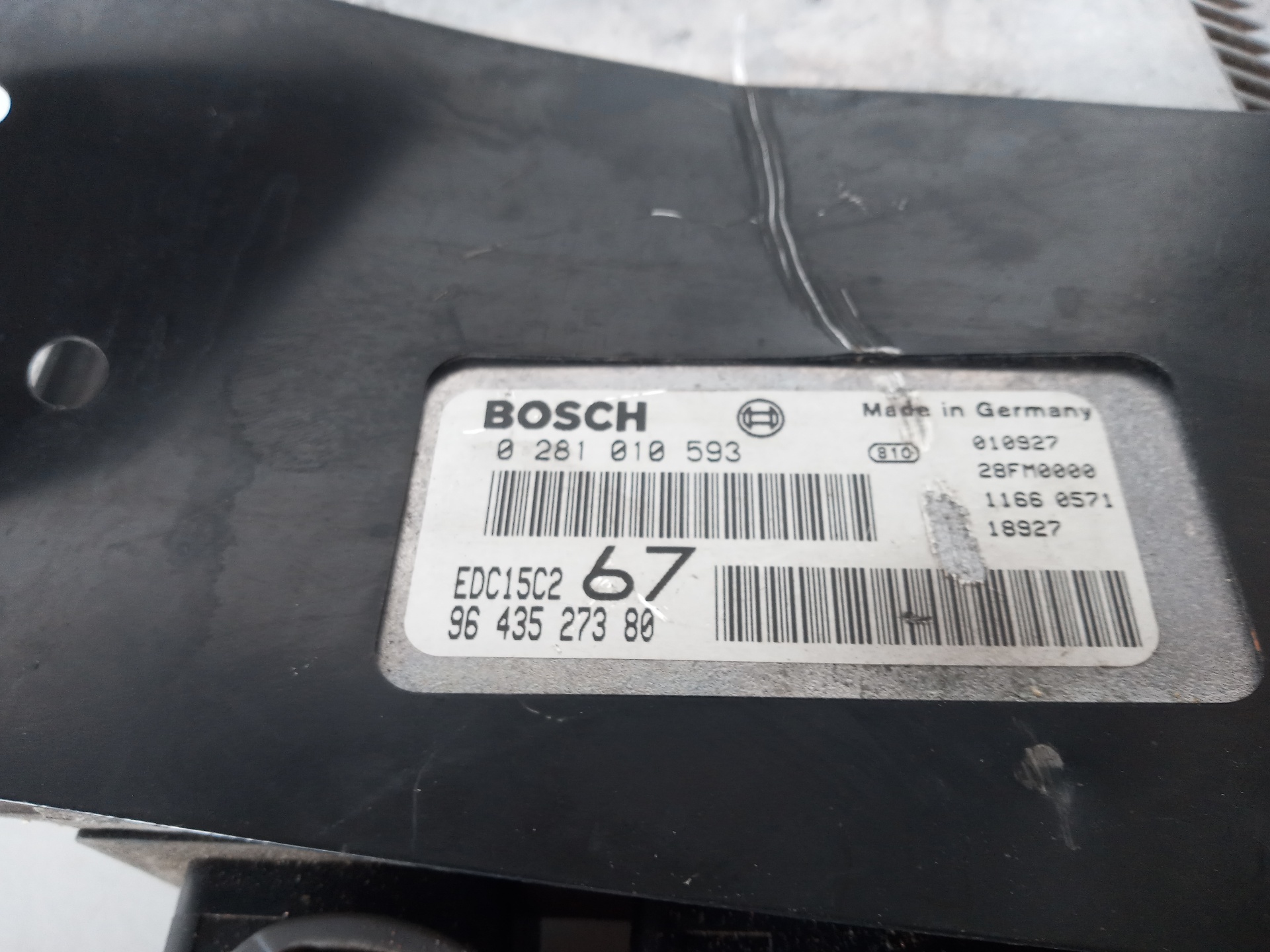 PEUGEOT 406 1 generation (1995-2004) Блок керування двигуном ECU 9643527380 26375469