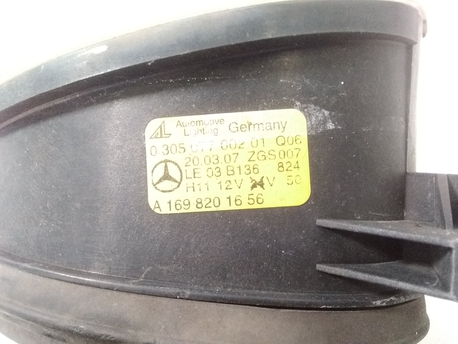 MERCEDES-BENZ M-Class W164 (2005-2011) Правий передній протитуманний фар A1698201656 22821596