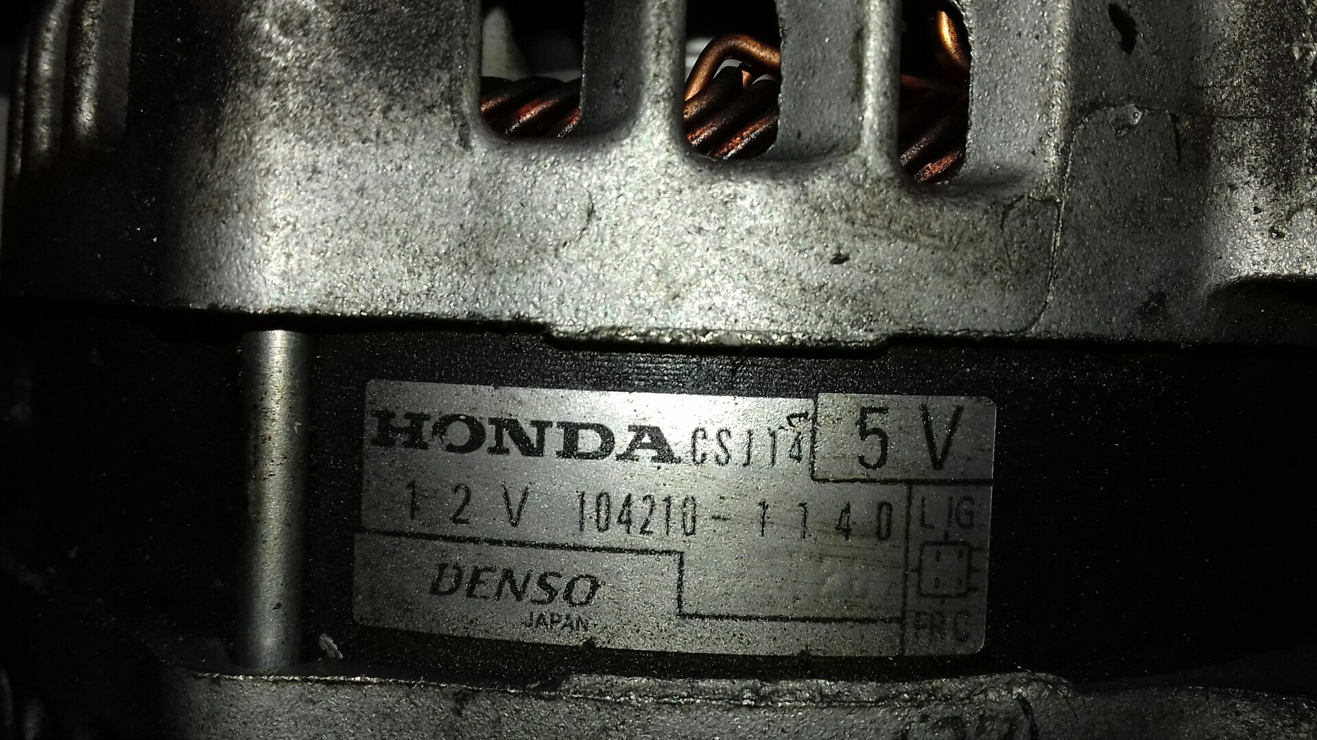 HONDA CR-V 3 generation (2006-2012) Генератор 1042101140 20097992