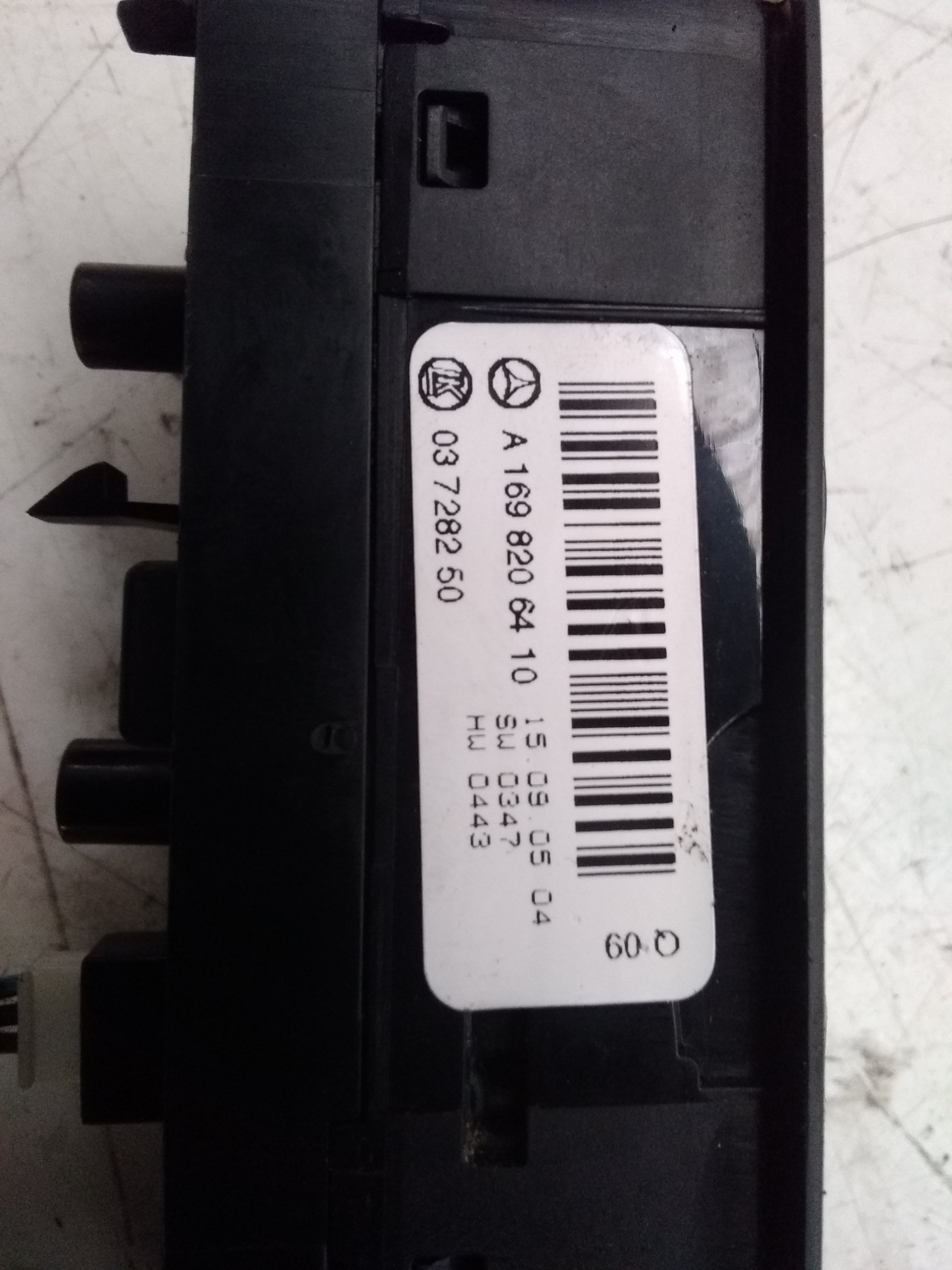MERCEDES-BENZ A-Class W169 (2004-2012) Кнопка вікна передньої лівої двері A1698206410 23644364