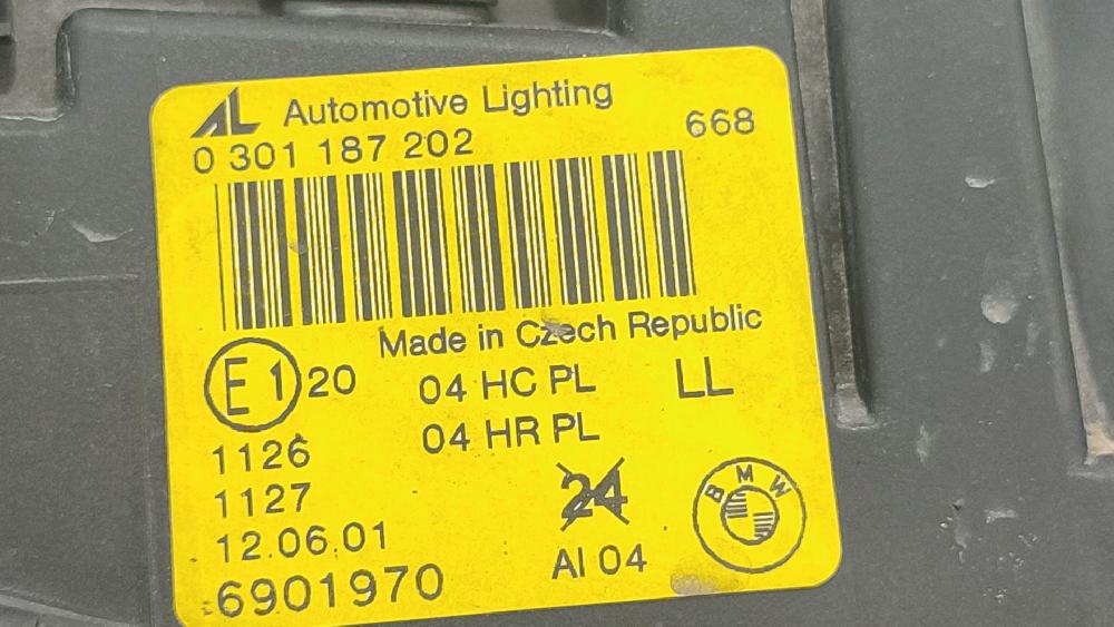 Faro derecho N42B18A 63126901970 de Bmw 3 compact (e46) 2001-2005 115 CV con 232239 km - pieza usada