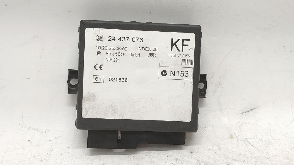 Módulo electronico Y22DTR 24437076 de Opel Zafira a monospace (t98) 1999-2005 125 CV con 336504 km