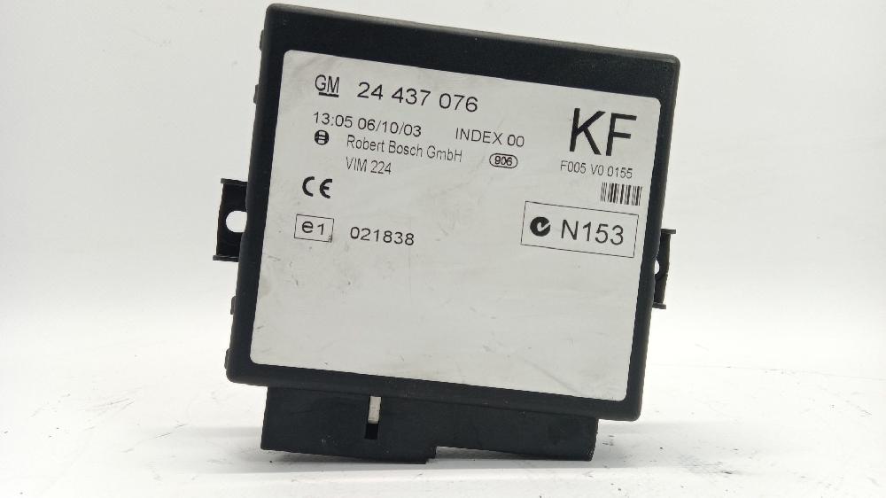 Módulo confort Y20DTH 24437076 de Opel Zafira a monospace (t98) 1999-2005 101 CV con 215385 km