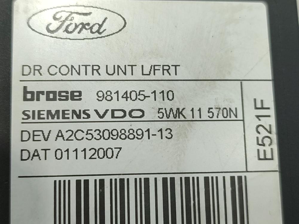 Elevalunas delantero izquierdo KKDA 1738645 de Ford Focus ii turnier (da_, ffs, ds) 2004-2012 115 CV con 174147 km - pieza usada