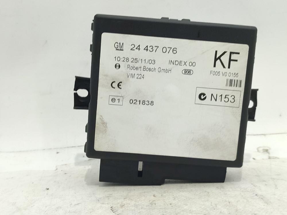 Módulo electronico Y20DTH 24437076 de Opel Zafira a monospace (t98) 1999-2005 101 CV con 299444 km