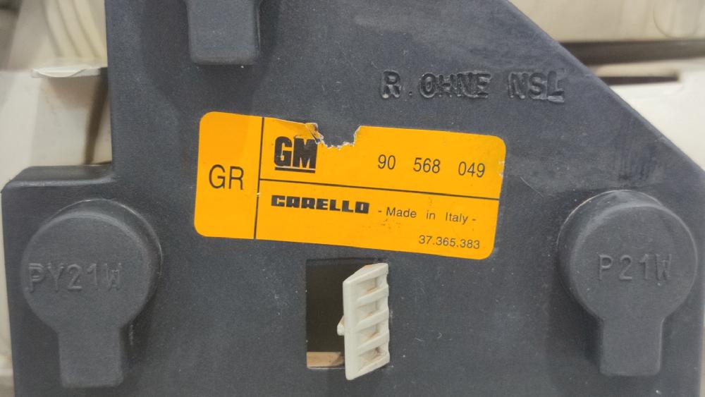 Scheinwerfer hinten rechts X17DT 90568049 de Opel Vectra b (j96) 1995-2002 82 CV con 193237 km - pieza usada