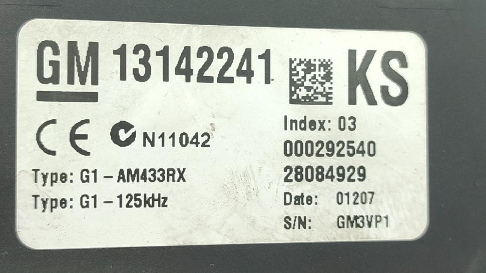 Caja de relés / fusibles Z13DTH 13142241 de Opel Corsa d (s07) 2011-2014 90 CV con 357112 km - pieza usada