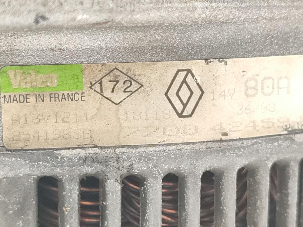 Alternador F8Q 7700436626 de Renault Megane i classic (la0/1_) 1997-2001 64 CV con 222000 km - pieza usada