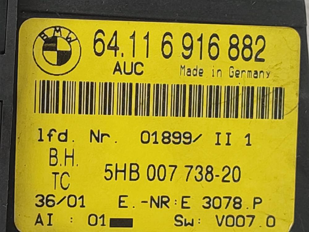 Heating / air conditioning controls 204D1 64116916882 de Bmw 3 (e46) 2003-2005 116 CV con 175298 km - pieza usada