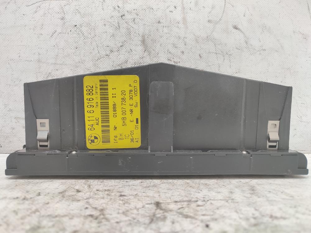 Heating / air conditioning controls 204D1 64116916882 de Bmw 3 (e46) 2003-2005 116 CV con 175298 km - pieza usada