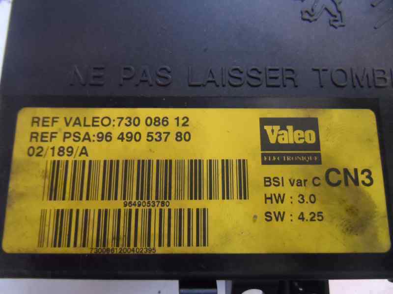 CAJA RELES FUSIBLES CITROEN XSARA 2002 1.9 D MT 71CV