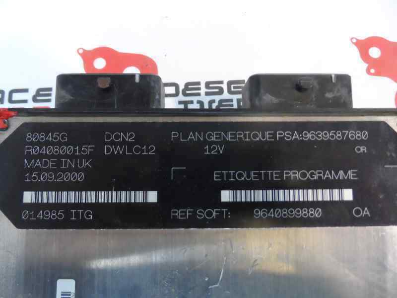 CENTRALITA MOTOR UCE PEUGEOT 206 1.9 D MT 70CV