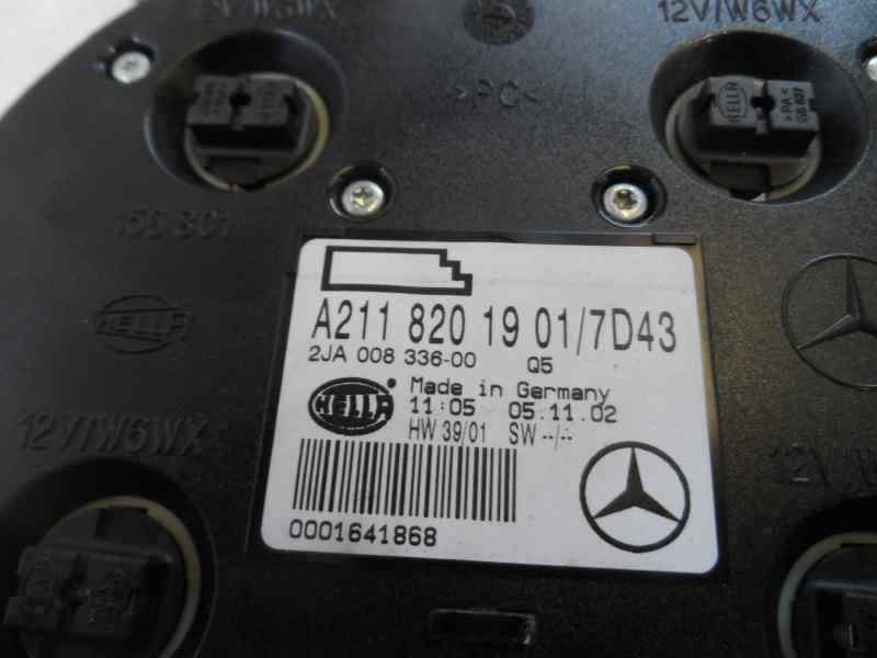LUZ INTERIOR MERCEDES BENZ CLASE E 2.2 MT 143CV | 105KW