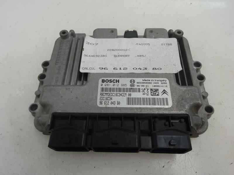 CENTRALITA MOTOR UCE CITROEN C4 1.6 HDI MT 110CV