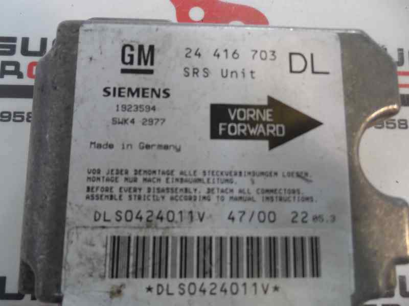 CENTRALITA AIRBAG OPEL ASTRA 2001 1.8 MT 116CV | 85KW